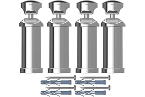 Myhomeware Set of Universal Brackets for Heated Towel RAIL Radiator Flat Or Curved