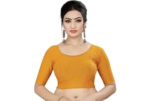 TreegoArt Fashion Damen Baumwoll-Lycra, dehnbar, Ellbogenärmel, Freizeitkleidung, fertige Bluse, freie Größe