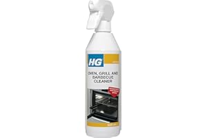 HG Spray do czyszczenia piekarnika, grilla i grilla, szybko usuwa pieczony na żywności i spalony tłuszcz, do kuchni i na zewnątrz (500 ml) - 138050106