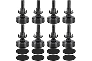 alwaiiz 8 pièces Niveleur de Meubles, Pieds de nivellement de Meubles Robustes, niveleurs de Pieds réglables pour armoires, canapé, Tables, chaises, pour Pieds de Table de Meubles
