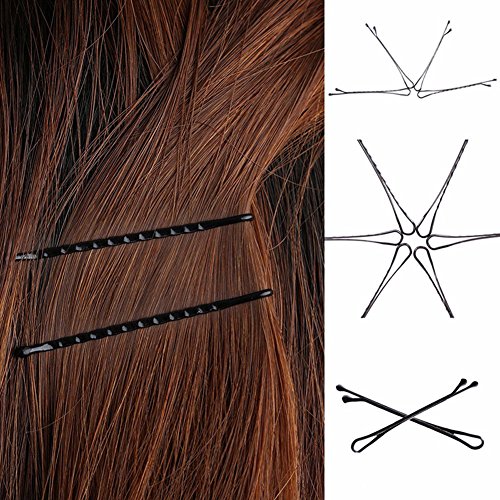 Blue Vessel 60 Stück Haar Maker Zubehör Schwarz Haar Clip-Pin-Werkzeug Haarnadeln Haar Beret Pins 2# - 6