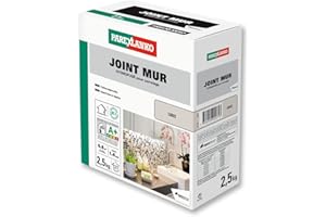 Parexlanko, Joint Mur, Joint hydrofugé pour carrelage (1 à 6mm), Gris, 2,5kg