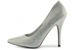 Bismaa Mens Womens Drag Queen Cross Dresser HIGH Heel Pointy Toe Court Shoes Big Sizes UK 9,10,11,12