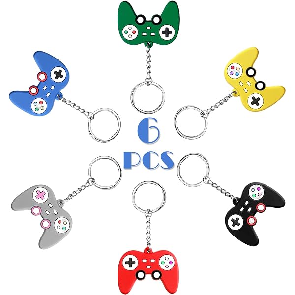 Porte-clés Couple Manette De Jeu - 2 Pièces Avec Aimants - Cadeau Saint-Valentin, Anniversaire Pour Gamer