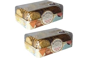 ICMINDS GIFTS Borders biscuit | Biscuit Tin | Variety of 6 Buttery Flavours | Family sharing gift box | (2 X 400g) | Family Treat