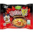 Stew Type Korean Hot Chicken Flavour Ramen Noodles 145g (Pack of 10) | Authentic Korean Stew-Style Ramen | Perfect for Soup Lovers | Ready in Minutes | Intense, Fiery Spice | 10-Pack Value Bundle
