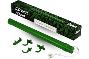 Weedness Grow Heizung 120 Watt 60 cm Lang für Growboxen - Indoor Anbau Grow Heizgebläse Heizstrahler Schnellheizer Sparsam Luftheizung