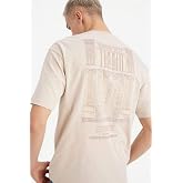 DeFacto%100 Pamuk Boxy Fit Baskılı Tiş&ouml;rt