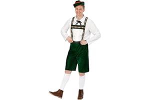 Morph Disfraz Oktoberfest Hombre, Traje Oktoberfest Hombre, Disfraz Tiroles Hombre, Traje Bavaro Hombre, Disfraz Carnaval Hombre