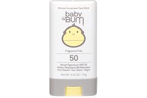 SUN BUM Baby Bum - Sunscreen Stick minéral pour visage sans parfum 50 SPF - 0,45 oz