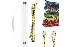 wolfman Tir à l'arc Torsion Flamande Corde d'arc 45-67" Dacron Fait à La Main 16 Brins Remplacement Arc Classique Corde pour Arc Traditionnel Arc Classique Arc de Chasse