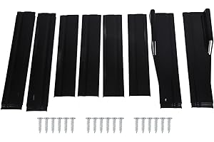 KIMISS 78.7in Gloss Black Side Skirt Extension Rocker Panel Spoiler Lip Splitter per Universal Car, Riduce la Resistenza All'aria, Migliora L'aspetto