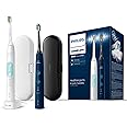 Philips Sonicare Spazzolino Elettrico Sonico con Sensore di Pressione Integrato, Bianco & Blu (modello HX6851/34)