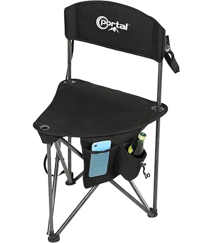 Black Sierra Folding Hunting Seat Field Stool Black Sierra Hunting