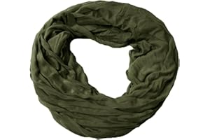 Niklarson Loop Schal Tuch unifarben Rundschal 160x45cm unisex Viskose Baumwolle PaTV22