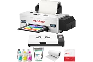 PROCOLOREDFUN Procolored F13 Kit di stampa DTF diretto alla macchina di stampa del film con il ciclo dell'inchiostro bianco del forno di indurimento per il piccolo uso di affari di DIY della maglietta di T