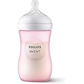 Philips Avent Doğal Tepkili Biberon, 260 ml, 3-6 Ay+, Akıtmaz Emzik, Kolik ve Gaz &Ouml;nleyici, BPA İ&ccedil;ermez, Pembe, SCY903/11