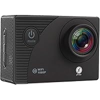 Xmate Shot Sports Action Camera (Black) |16MP Camera |1080P Full HD Video Recording | Water-Resistant | Supports Micro SD Card up to 32G (Revived)