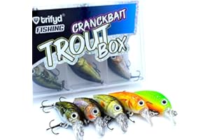 trifyd ® - Pescado de 4 cm, el paquete de 5 señuelos de pesca