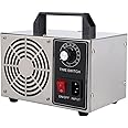 Ozone Generator Air Purifier 20,000mg/h, Ozone Machine with timer Function, Smoke Smell Remover Odor Eliminator for Home and Car (Silver 20g)