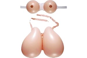 W WIDMANN MILANO Party Fashion - 5379T - Pechos y trasero inflables de gran tamaño, drag queen, carnaval, fiesta temática