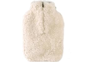Shepherd of Sweden | Kerri Genuine Sheepskin Luxurious Hot Water Bottle Cover | Large W:22cm x H:34cm (Cream)