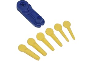 FIRSTINFO TOOLS FIT YOUR NEEDS FIRSTINFO Auto Steel Line Quick Fluid Stopper Set for Fuel Rail Hose, A/C Line, Brake Line, Includes 6 pcs Plugs and 1 pc Tube Separator