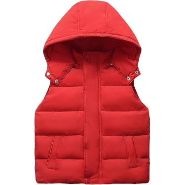 Gilet Sans Manches Fille Polaire - Chaud, Doux, Coupe-vent - Pour 3 à 12 Ans - Hiver/automne