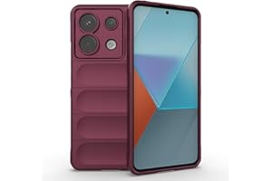 BORYA Funda para Xiaomi Redmi Note 13 Pro 4G, Antigolpes Premium Suave Silicona TPU Bumper Carcasa, Anticaída Diseño de Bolsas Aire Estuche, Delgada Duradero Caso, Púrpura Oscuro