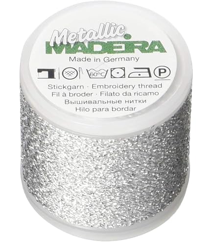 Madeira Spectra Filo Metallico Olografico Per Cucito A Mano E Macchina, 8 Bobine Da 100m, Cotone E Poliestere, Riflettente