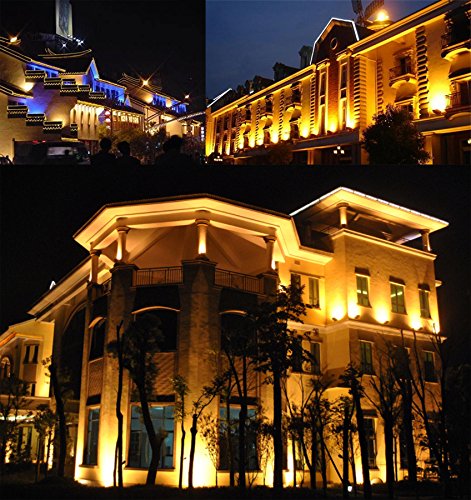 Leetop 80 Watt LED Flood Light SMD Flutlicht Außen Fluter Warmweiss Scheinwerfer Strahler Licht IP65 Gartenleuchte Security Light(1 Stücke) - 7