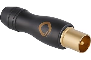 Oehlbach Transmission Shift M Antennenstecker IEC Koax (m) (Koaxial, Adapter, schraubbar) vergoldet für TV/Radio Anschluss - 1 Stück