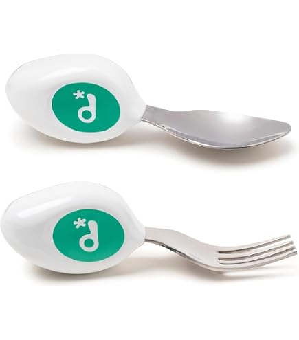 Set De Couverts Bébé PandaEar - 6 Pièces (cuillères Et Fourchettes) En Acier Inoxydable Et Silicone - Sécurisé, Sans BPA Cuillere Bebe Set De Couverts Bébé PandaEar - 6 Pièces (cuillères Et Fourchettes) En Acier Inoxydable Et Silicone - Sécurisé, Sans BPA Cuillere Bebe