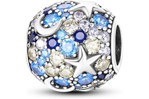 CYMYSS Breloque « Love and Heart » en argent sterling 925 pour femme - Pour bracelets et colliers européens