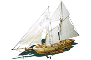 SUSZIAN Kit modello di nave a vela fai-da-te, kit di barche a vela in legno per la casa Modello fai-da-te Decorazione Regali per barche Giocattolo per bambini, Decorazione Regali di compleanno Giocattolo