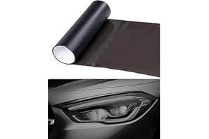 KGDUYC Film Teinté pour Phares et Feux Arrières de Voiture - Protection Noir Clair Découpable, Autocollant Vinyle pour Antibrouillard