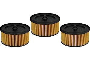 vhbw Set de filtros 3x Filtro plisado compatible con Kärcher WD 5.300M, WD 5.400, WD 5.450, WD 5.470 aspiradora en seco y húmedo - Filtro, cartucho