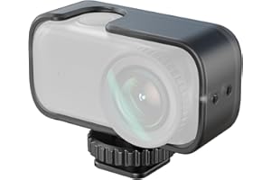 SMALLRIG Cage für DJI Osmo Nano mit Blitzschuhhalterung, Horizontal- und Vertikalaufnahmen, für DJI Osmo Nano Sportkamera-Zubehör, Anschluss an Kamera und Cage mit Blitzschuh -5758