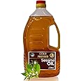 Healthy Roots 2L Cold Pressed Sesame/Gingelly Oil (Virgin, Chekku/Ghani) - 2 Litre Wood Pressed Sesame oil for cooking