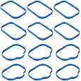 Middrivr Intake Manifold Gaskets Lower & Upper Gasket Plenum Set, Intake Manifold Rubber Sealing Gasket Compatible with Dodge Chrysler Jeep, Replaces# 5184562AC 5184331AC