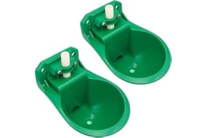 MASXIRCH Bebedero Automático para Ovejas, Bebedero AutomáTico Verde para Ovejas, Cabras, Cerdos y Perros, Pack de 2