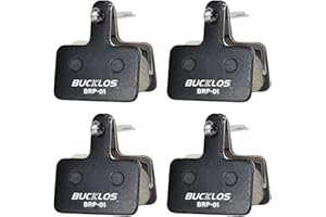 GUOFANG BUCKLOS Bike Brake Pads 4 Pairs Disc Brake Pads for Bicycle, mountain bike Electric Bike Brake Pads Replacement