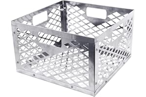JT2D-Oklahoma Joe’s Charcoal Basket - Stainless Steel Firebox Basket for Smoker, BBQ Accessory