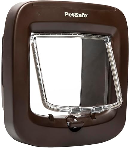 Adattatore Montaggio SureFlap Per Porta Animali - Per Vetro, 2 Pezzi, Marrone