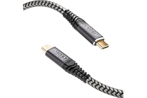 CAKOBLE Cable USB 3.2 Gen2 Tipo C, 20 Gbps, 100W 20V/5A Cable de Carga Rapida, 1M, 4K @ 60Hz de Transmisión Para Ordenadores Portátiles, Teléfonos Móviles, Dispositivos USB C