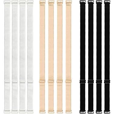 6 Paires De Bretelles De Soutien-gorge Amovibles - Elastiques Et Réglables - Multicolores