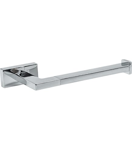 Portarotolo Carta Igienica Inda STYL - Acciaio Inox Lucido, 8x17x5 Cm, Con Viti E Tasselli - Foto 4