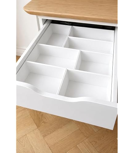 Organizer Schubladeneinsätze passend für IKEA ALEX obere Schublade-Weiß Küche, Haushalt & Wohnen