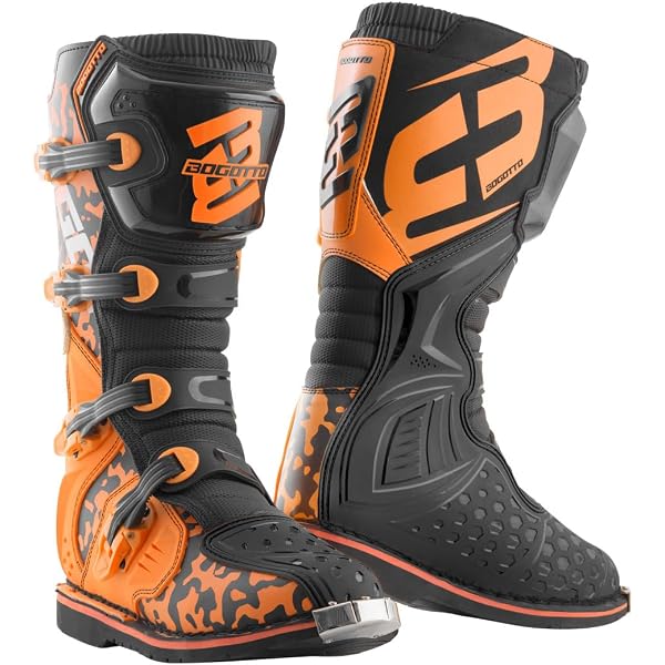 Bottes De Motocross O'Neal RMX - Noir Taille 41 - Protection Renforcée, Semelle Antidérapante - Enduro/MX