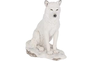 Nemesis Now Ghost Wolf figurka 24 cm biała